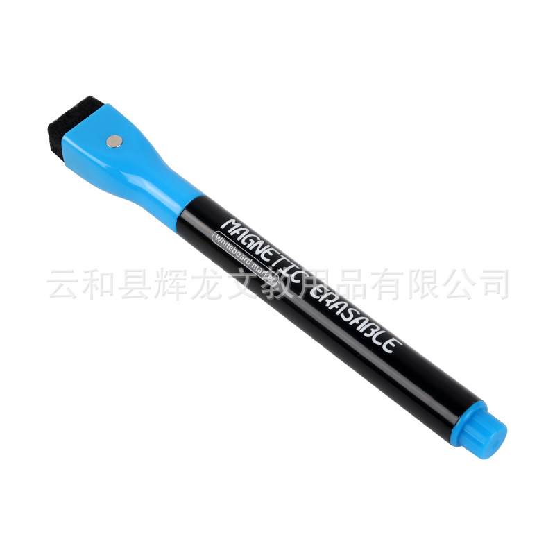 Venta al por mayor pluma de pizarra magnética de gran capacidad de cabeza delgada de plástico a base de agua para niños pluma flotante borrable sin marcador pluma