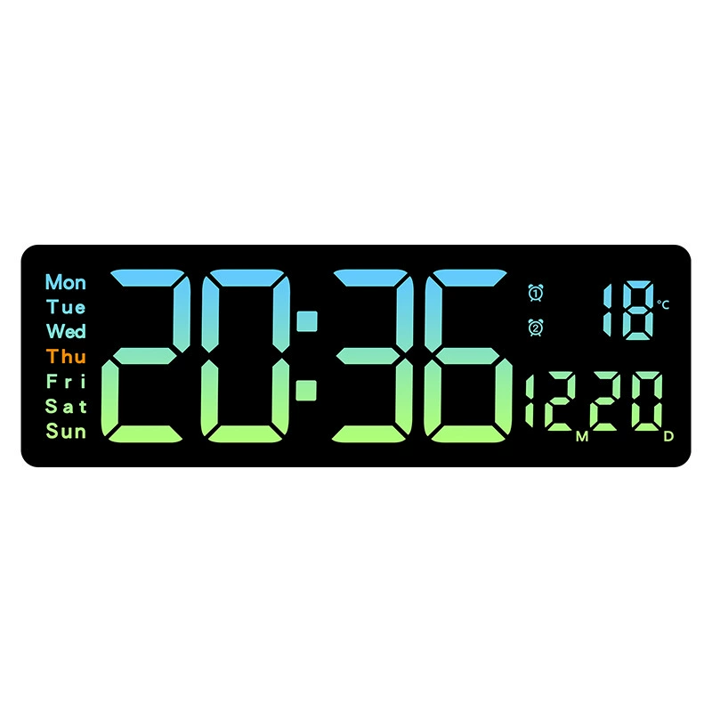 Large -sized hanging clock cross -border hot -selling electronic clock simple multifunctional clock chronograph multi -group alarm clock 5526