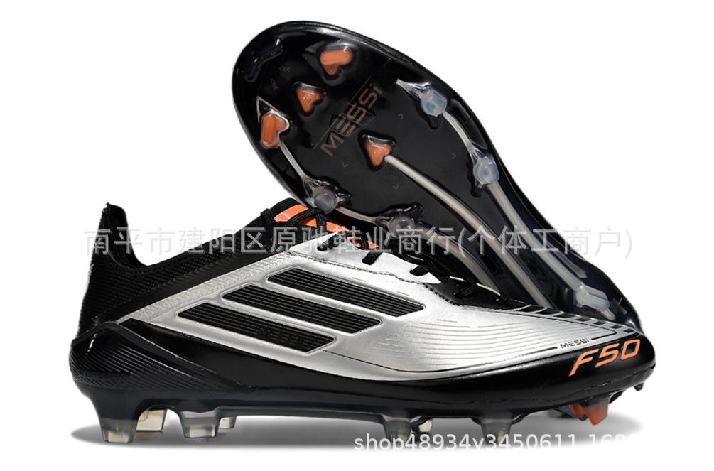 Fábrica de Putian al por mayor F50 zapatos de fútbol FG zapatos con lengua baja zapatos de fútbol hombres
