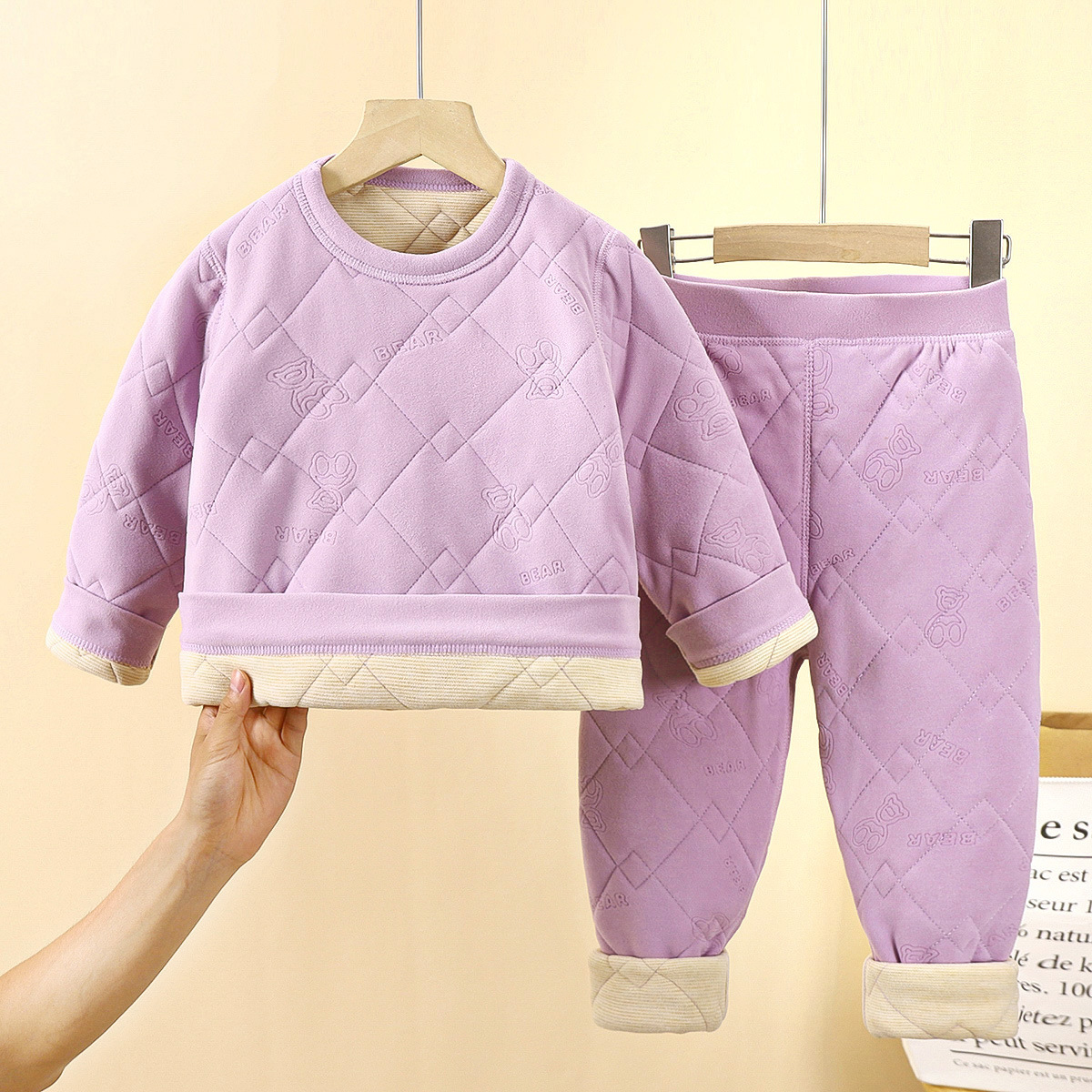 Uniformes escolares infantiles artefactos de otoño y invierno nuevos tres capas de algodón de algodón para niños con camisa de algodón gruesa con chaqueta de algodón para niñas clase A
