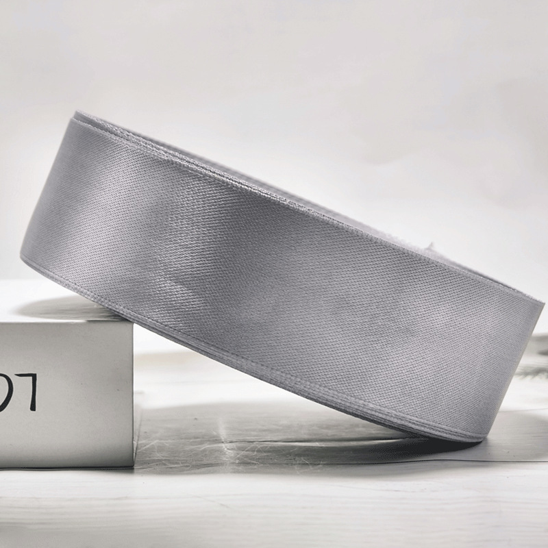 4cm de color sólido gran cinta decoración de flores pastel de cumpleaños correa hecha a mano material DIY embalaje de regalos de vacaciones