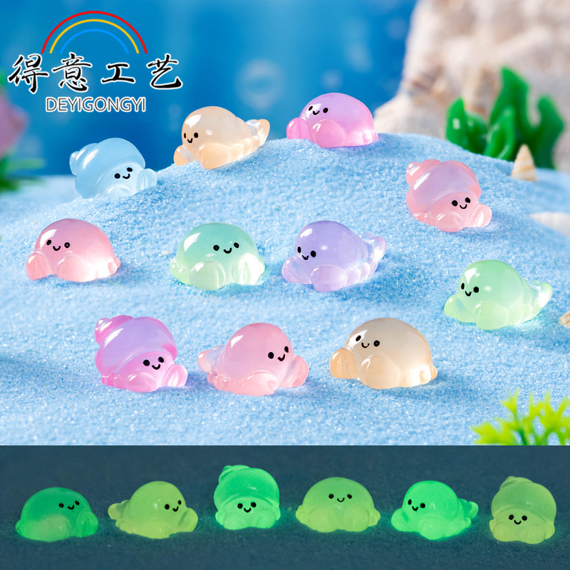 Micro-Landscape Luminous Marine Life Marine Small Animals Small Crabs Crayfish Beach Landscaping DIY Decorative Ornaments