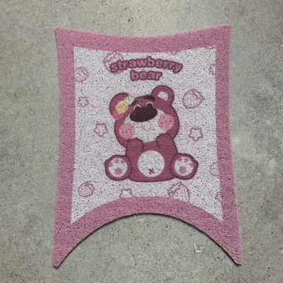 Electric vehicle foot mat, No. 9 Q3 85C Special - strawberry-bear-no-9-q385c