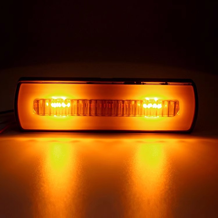Car led universal modified pilot light motorcycle truck warning flash light rear-end anti-collision two-color brake