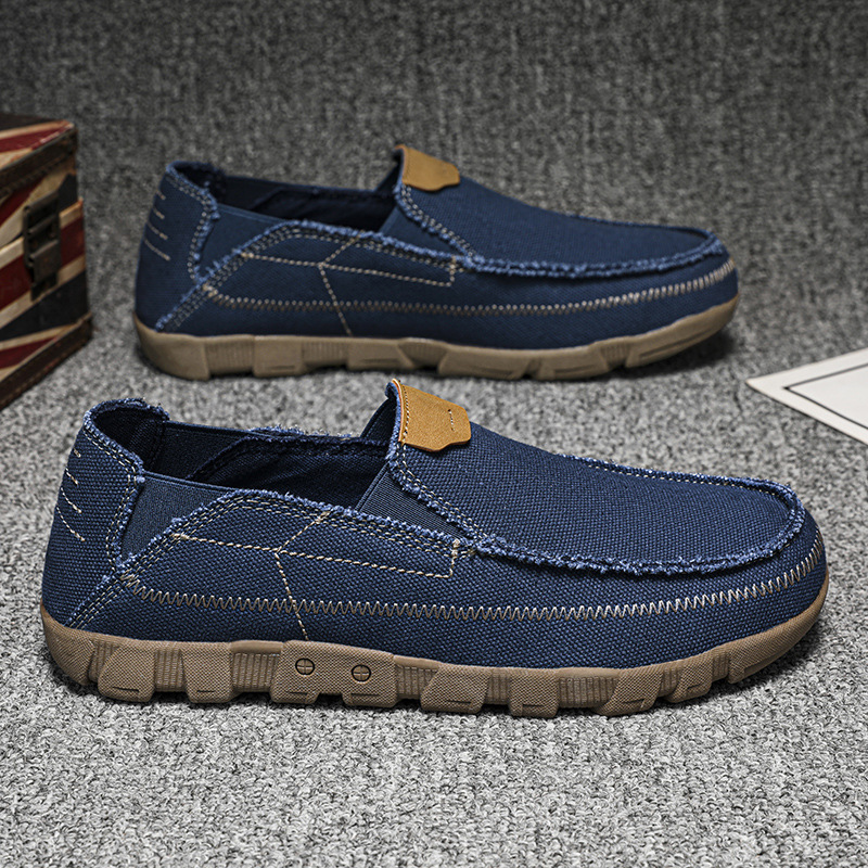 2025 Summer New Release Loafers Men's Large Size Slip-On Men's Casual Shoes Cross-Border Foreign Trade Old Beijing Cloth Shoes