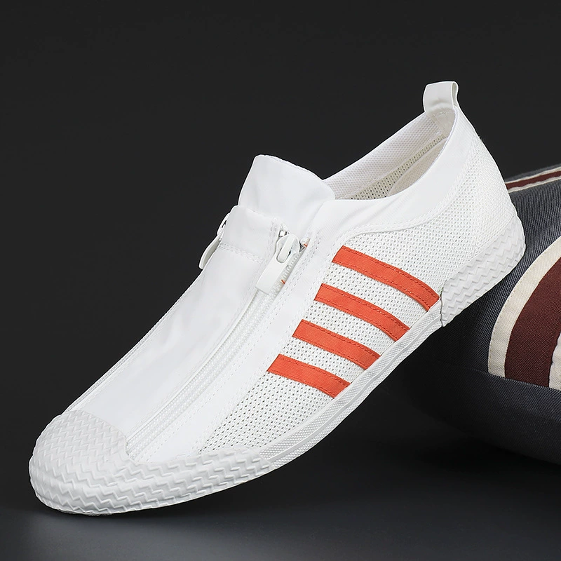 2024 новая мужская обувь модная повседневная обувь дышащая сетка обувь модная мужская обувь доска ленивая обувь