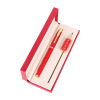 Red Year's Gift Penjie Print LOGO Bookmark+Dzhu Pen Gift Box Business Metal Pen Spot