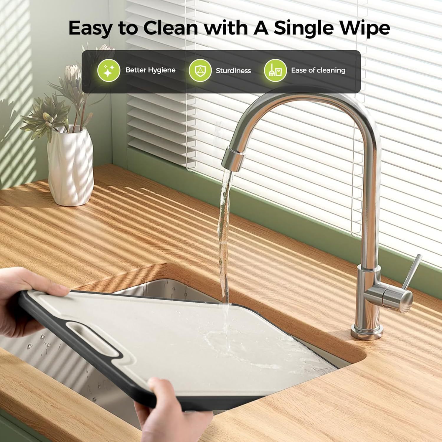 Tablero de cortar de titanio de acero inoxidable de doble pistola Tablero de cortar doméstico de doble cara Panel de enrollar Tablero de cortar Tablero de cortar Tablero adhesivo Tablero de cocina Se puede personalizar