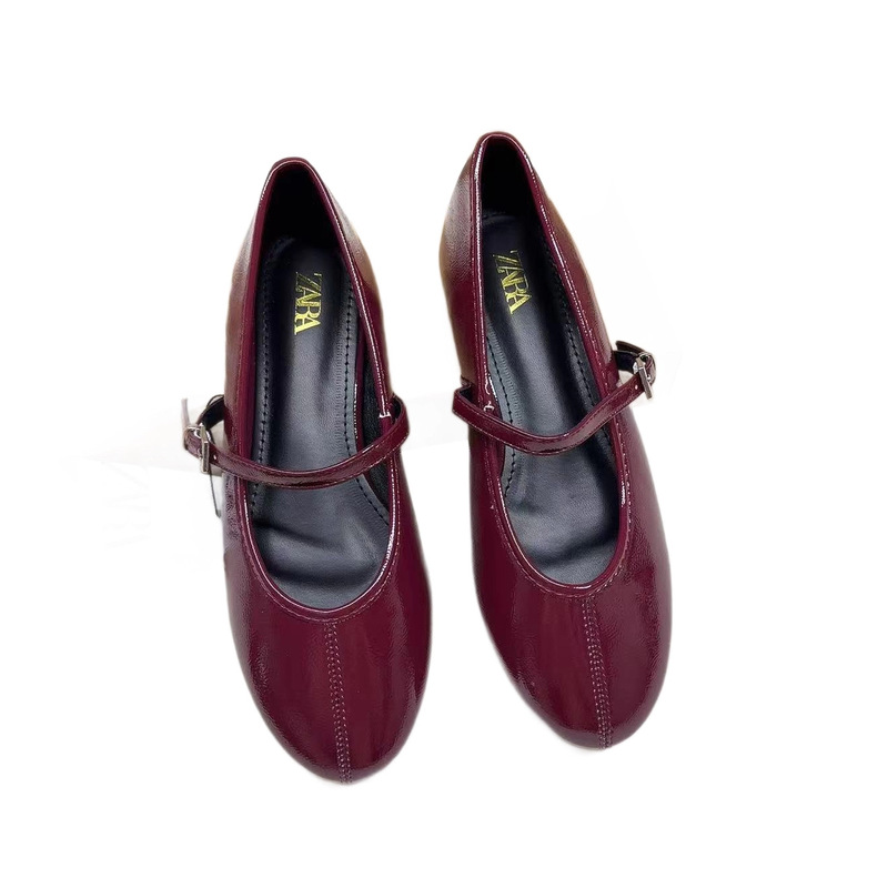 ladiesshoes autumn new collection, round-toe retro flat shoes, cross-border, Middle East and Africa, women's Mary Jane shoes ladiesshoes autumn new collection, round-toe retro flat shoes, cross-border, Middle East and Africa, women's Mary Jane shoes
