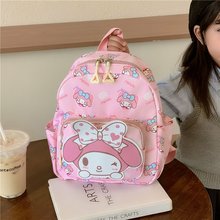现货卡通库洛米Kuromi动漫玉桂狗KT小学生书包儿童卡通背包双肩包