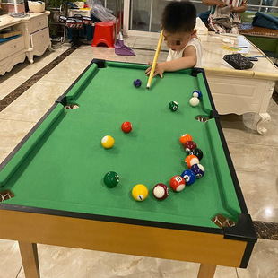 Children's Billiards Kidsren's 6 Boys Billiard Table Home Mini Billiard Table Toy Desktop Small Indoor Billiards 8 Years Old