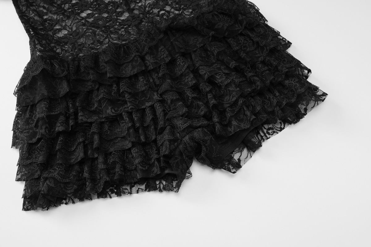 French Women Wear Autumn Sexy Mesh Lace Tube Top Jumpsuit Women