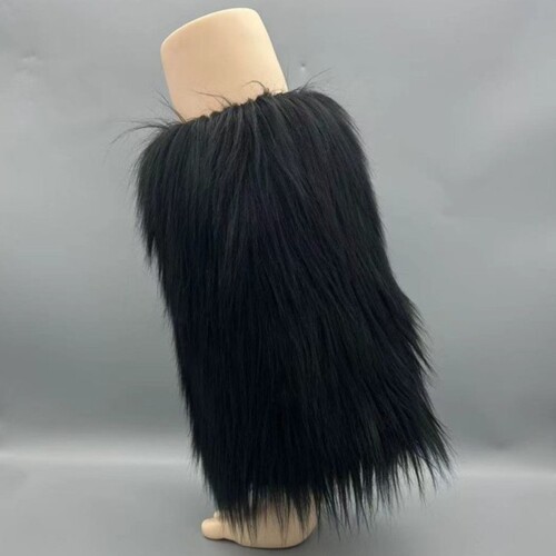 Winter and Spring New Fake Wool Boot Covers Fleece Socks Covers Medium Length Plush Fur High-Cut Leg Warmers Women's Sleeve Covers