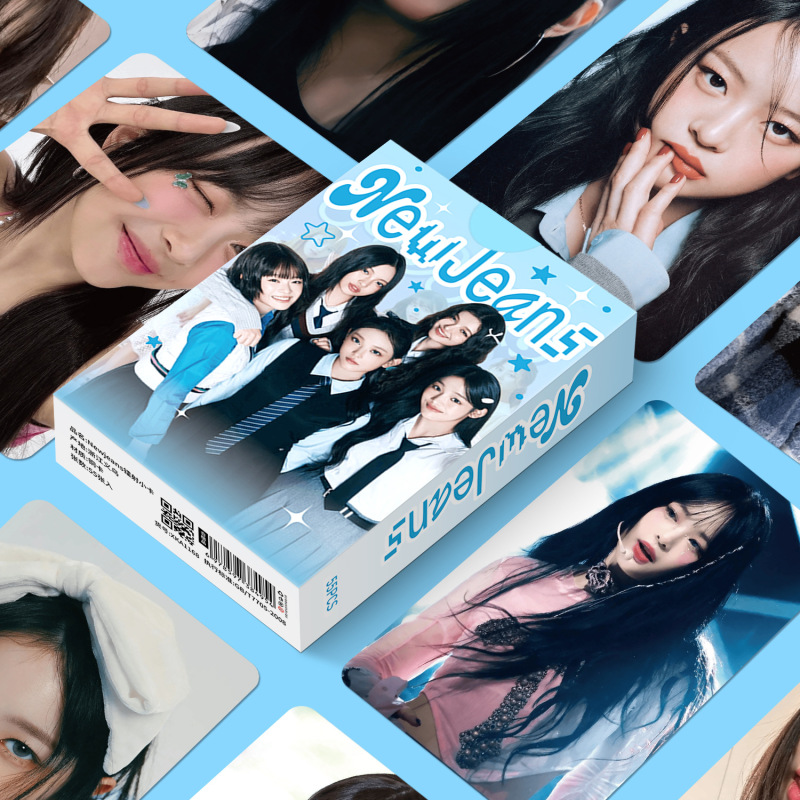 Laser-Cut Korean Girl Group Nj Girl Group Photo Cards, Celebrity Merchandise Cards, Lomo Cards, Various Styles of Cards, Postcards