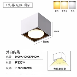 筒灯;射灯;磁吸轨道灯
