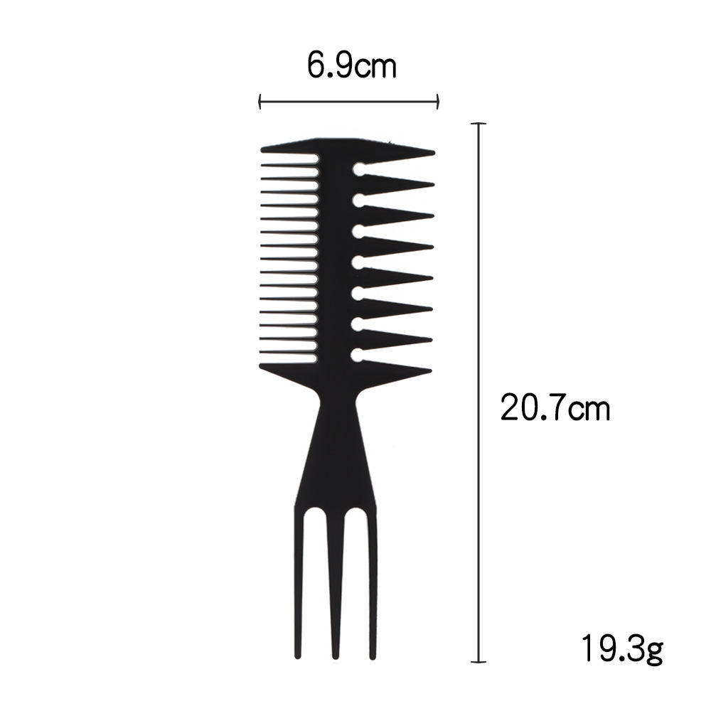 Pein de peluquería transfronterizo múltiples pein de peluquería especial pein de punta y cola doble propósito pein de aceite puede imprimir LOGO fijo de color