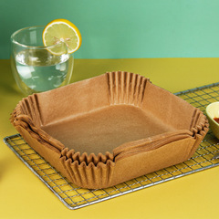 Air Fryer Specific Paper Food Grade Food Baking Paper Pads Oil Paper Plates Square Household Oil Absorbent Paper Grease Proof Paper