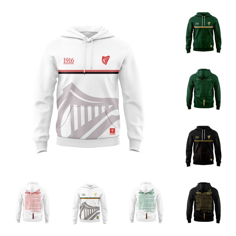 NRL olive ball clothing New 1916 Jersey commemorative board hoodie Foreign Trade men's clothing European and American sports plus size sweater outside