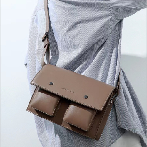 New men's bag, high-end small square bag, trendy brand, retro fashion trend, men's messenger bag, shoulder bag