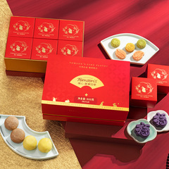 唐心西餅糕點蛋捲曲奇餅乾混合堅果禮盒健康鐵盒年貨春節團購送禮