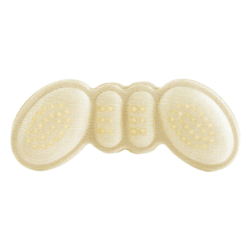 Venta al por mayor antideslizante talón engrosado anti-desgaste zapatos de tacón alto almohadilla de tamaño medio Directo de fábrica en forma de mariposa dispensación antideslizante pegatinas de tacón de mariposa