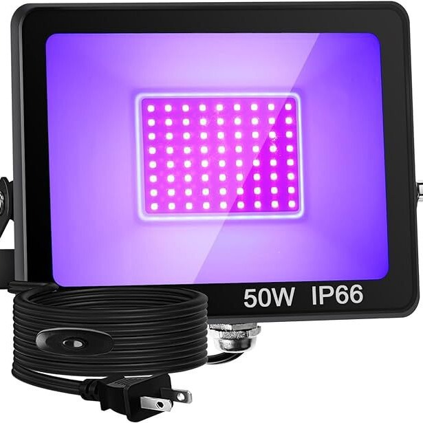 Led Floodlight Purple Light 395Nm Graffiti Festival Atmosphere Light Uv Curing Industry Printing Uv Special Ultraviolet Light