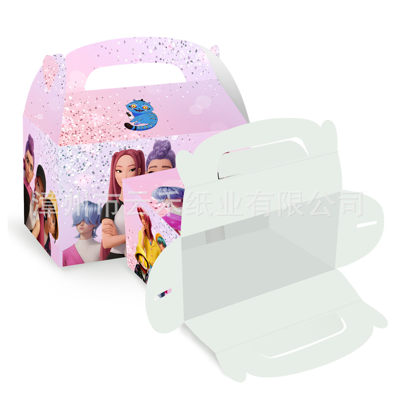 新品猎魔女团手提盒牛角盒派对装饰布置用品糖果盒|undefined