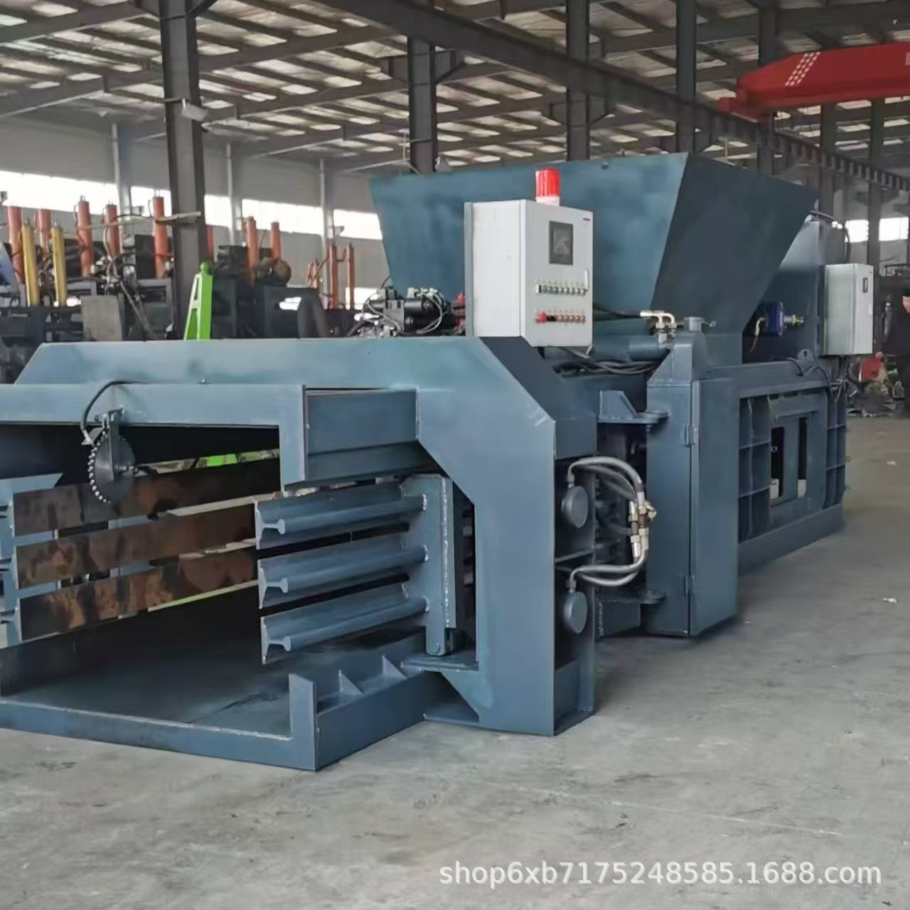 塑料瓶回收废纸胶皮编织袋压缩打包机废品回收站全自动液压打包机