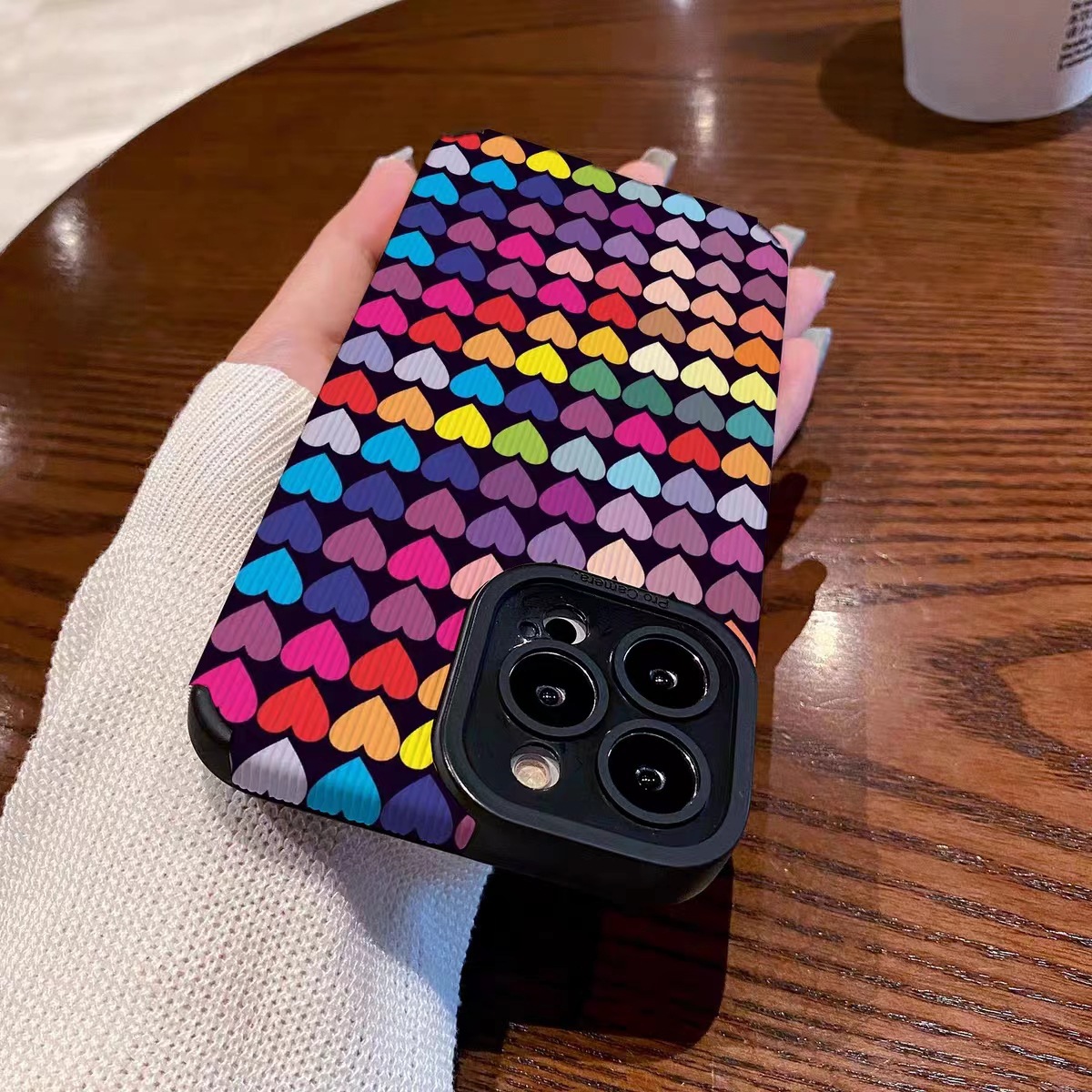 Cute Heart Phone Case For Samsung A71 A53 A32 Protective Cover_voghion.com