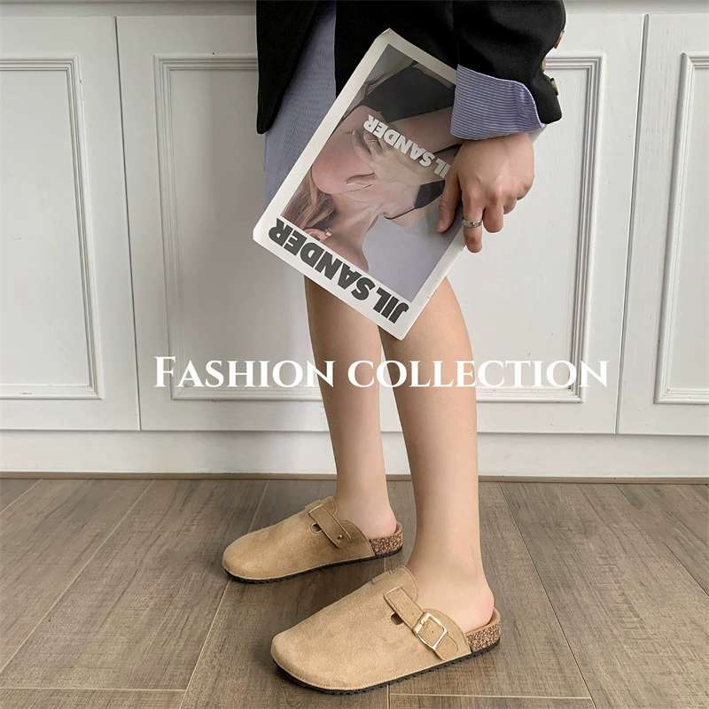 Трек Slip-On домашние тапочки унисекс, весна–лето 2024, пряжка, размеры 36–45