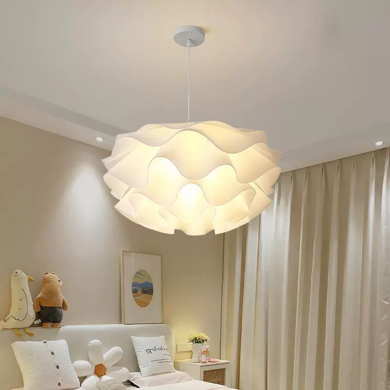 Modern cream creative ceiling lamp for bedroom, internet celebrity