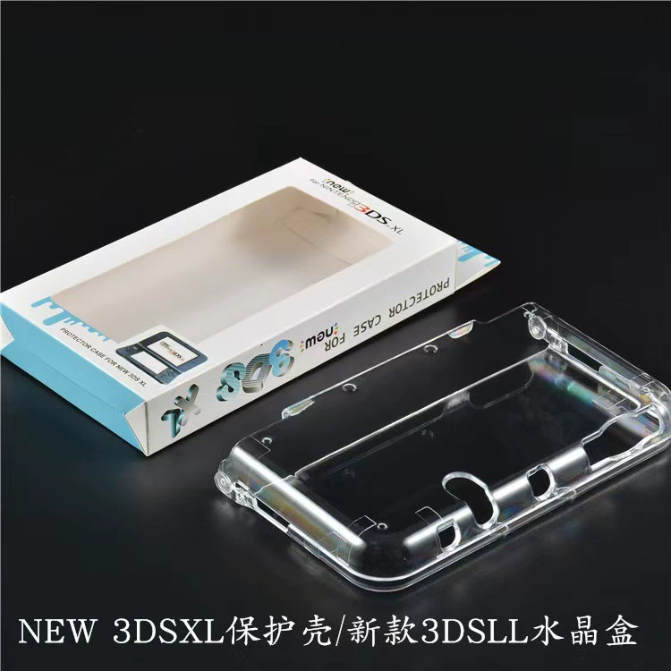 НОВЫЙ 3DSLL новый 3dsll кристаллический чехол защитный чехол PC прозрачный чехол для игр