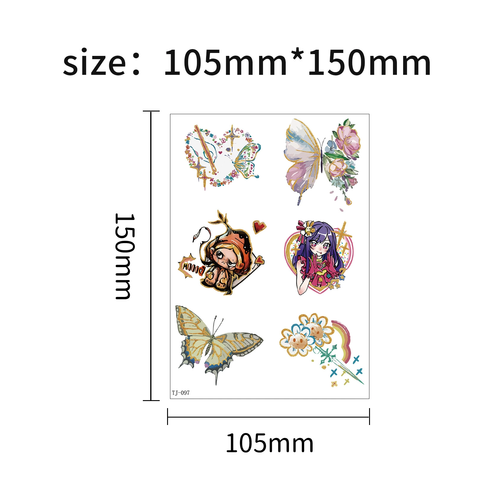Trend waterproof tattoo stickers, new collection, high quality