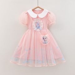 Princess Elsa Dress Summer Children's Wear Summer Outfit Little Girl Skirt Baby Toddler Summer Elsa Dress