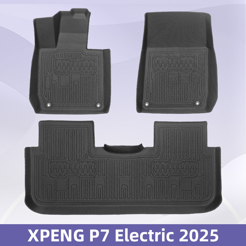 Aplicable a XPENG P7 Electric 2025 TPE Foot Pad 3D All Weather Material Backpack Pad