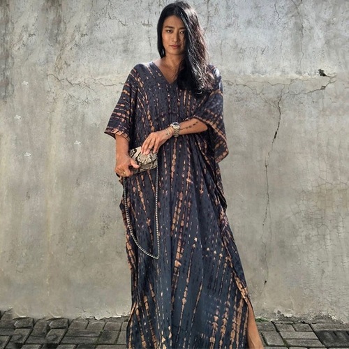 Cross-border best-selling European and American printed beach robe-style vacation sunshirts bikini robes - 32 colors