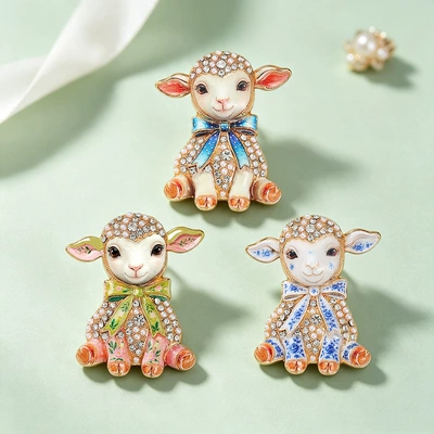 pearls and diamonds, enamel finish, Yaxa sancaqları