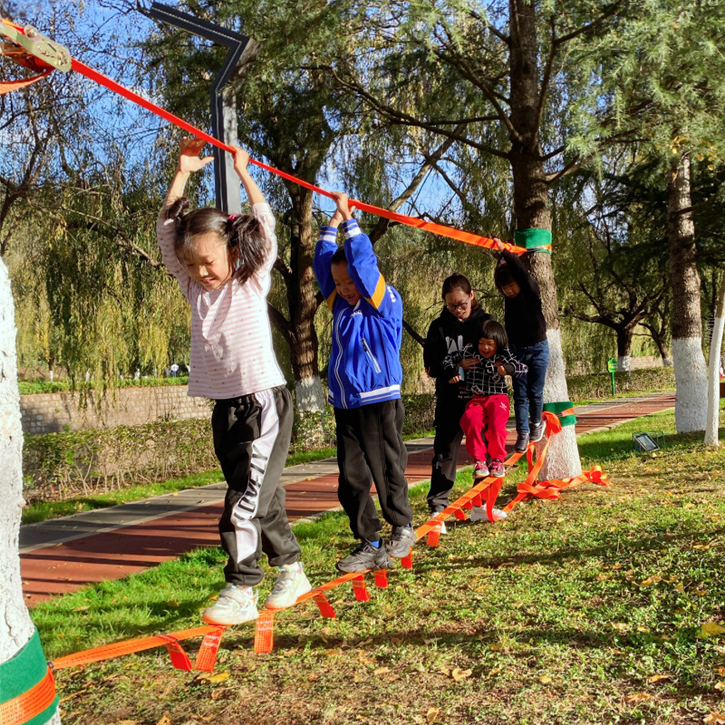 Kindergarten Children Walking Flat Belt Physical Training Equipment Sports suit Fitness Balance Rope Outdoor Toys