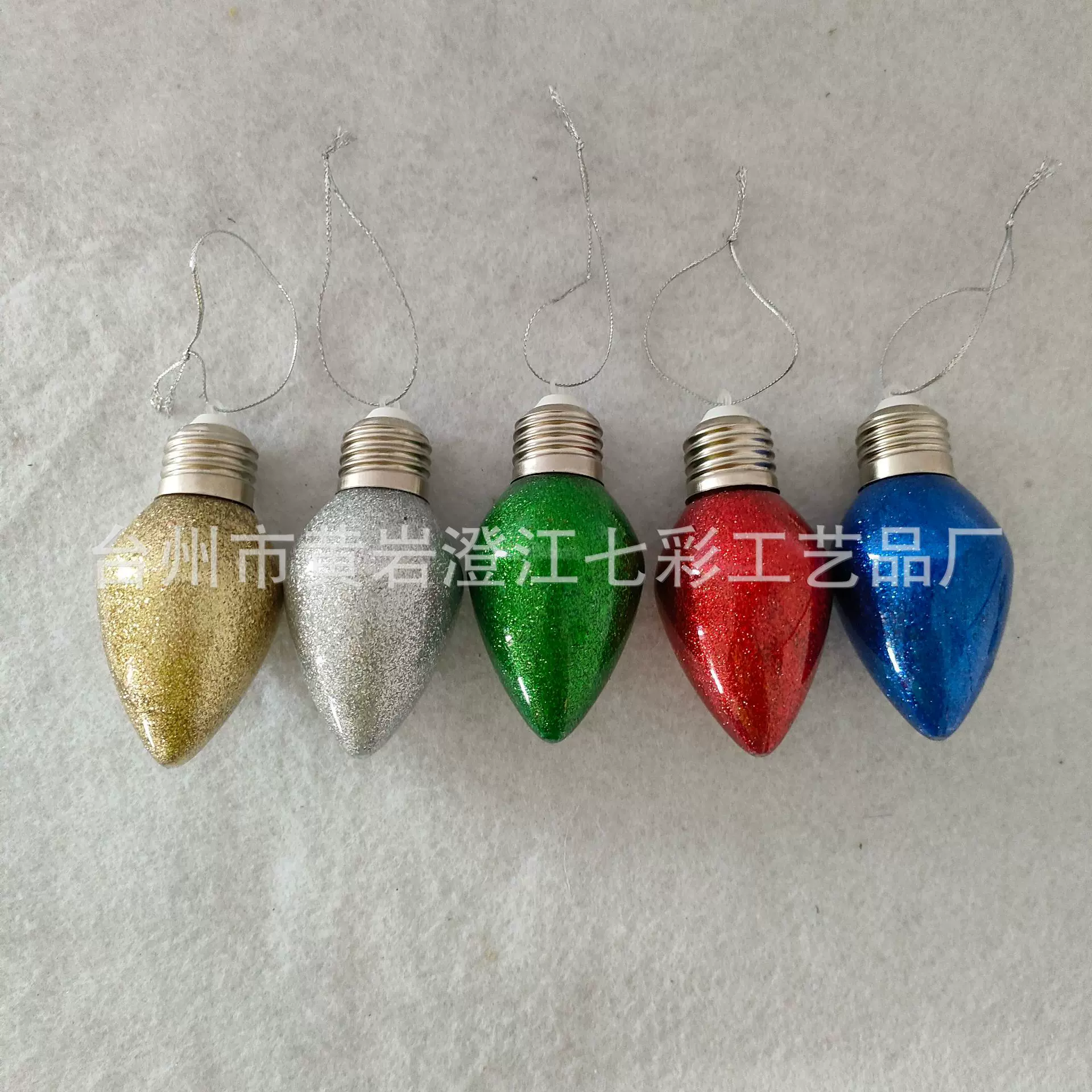 PET塑料两头尖透明圣诞球圣诞节装饰品 双尖内景球橱窗装饰