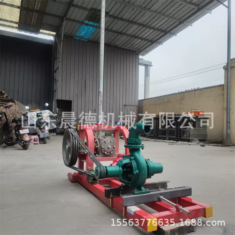 2.5寸蜗壳式混流泵 浇地用抽水机轴传动高压喷灌泵