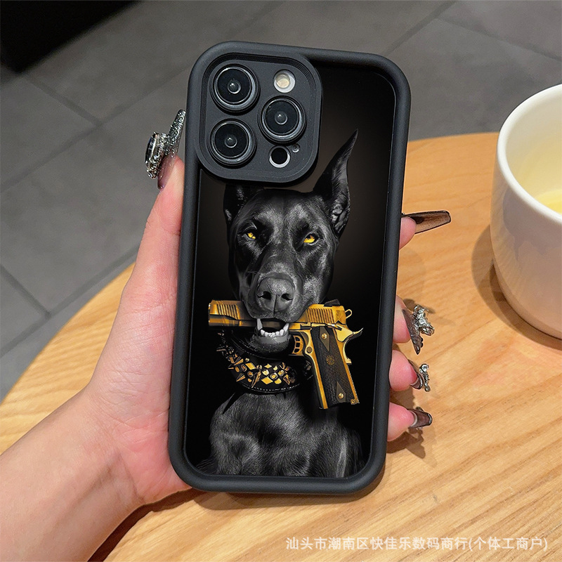 酷炫个性动物适用iPhone保护套11/12/13/14/15苹果16ProMax手机壳