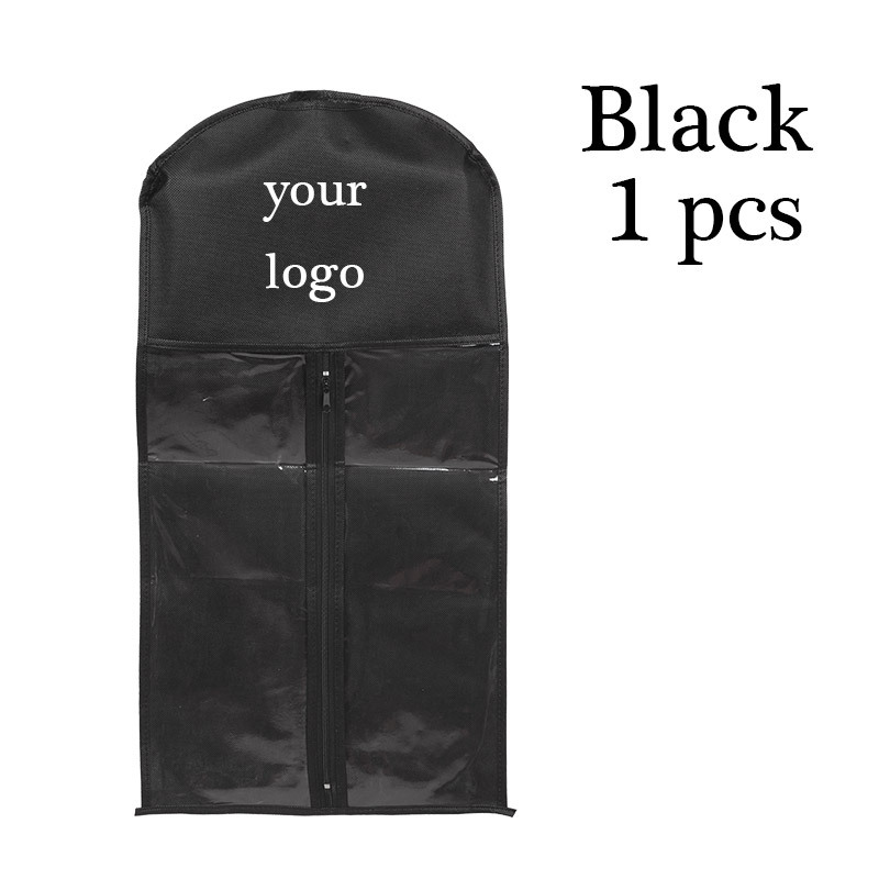 Bolsa de polvo de logotipo personalizada 1pcs negro