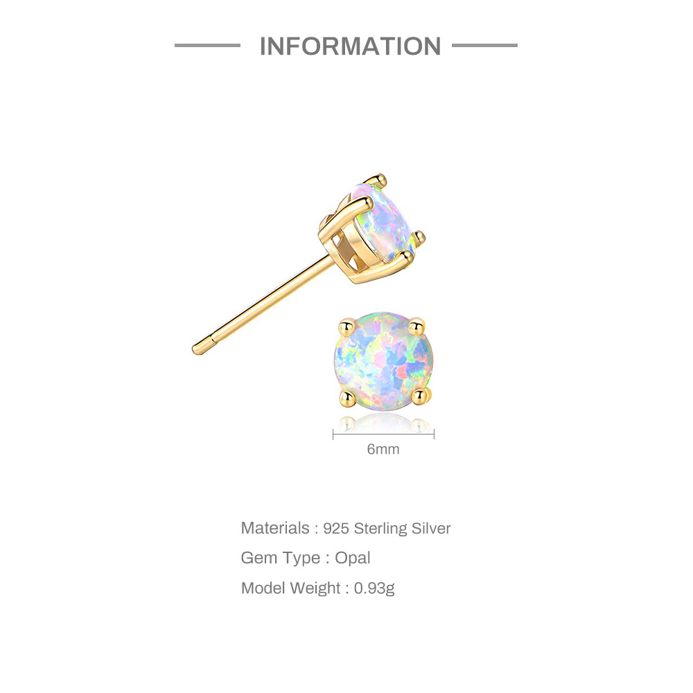 2g Weight Ear Studs Classification 1 Pair Quantity Daily Occasion 925 Sterling Silver Material Geometric Pattern Women's Gender Plating Design Simple Style Style 1 Pair 925 Sterling Silver Geometric Ear Studs 3
