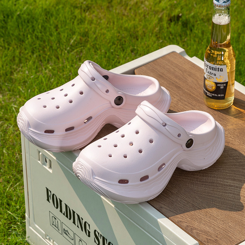 Summer Thick-Soled Height-Increasing Women's Clogs Eva Non-Slip Wear-Resistant Slippers Women's Summer Outer Wear Daily Casual Sandals