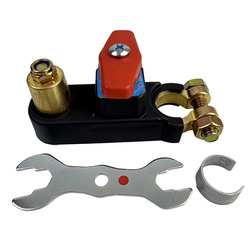 Thickened Pure Copper Car Battery Power-Off Switch, Main Power Switch, Negative Terminal Clip, Anti-Leakage, Whole Vehicle Power-Off Switch