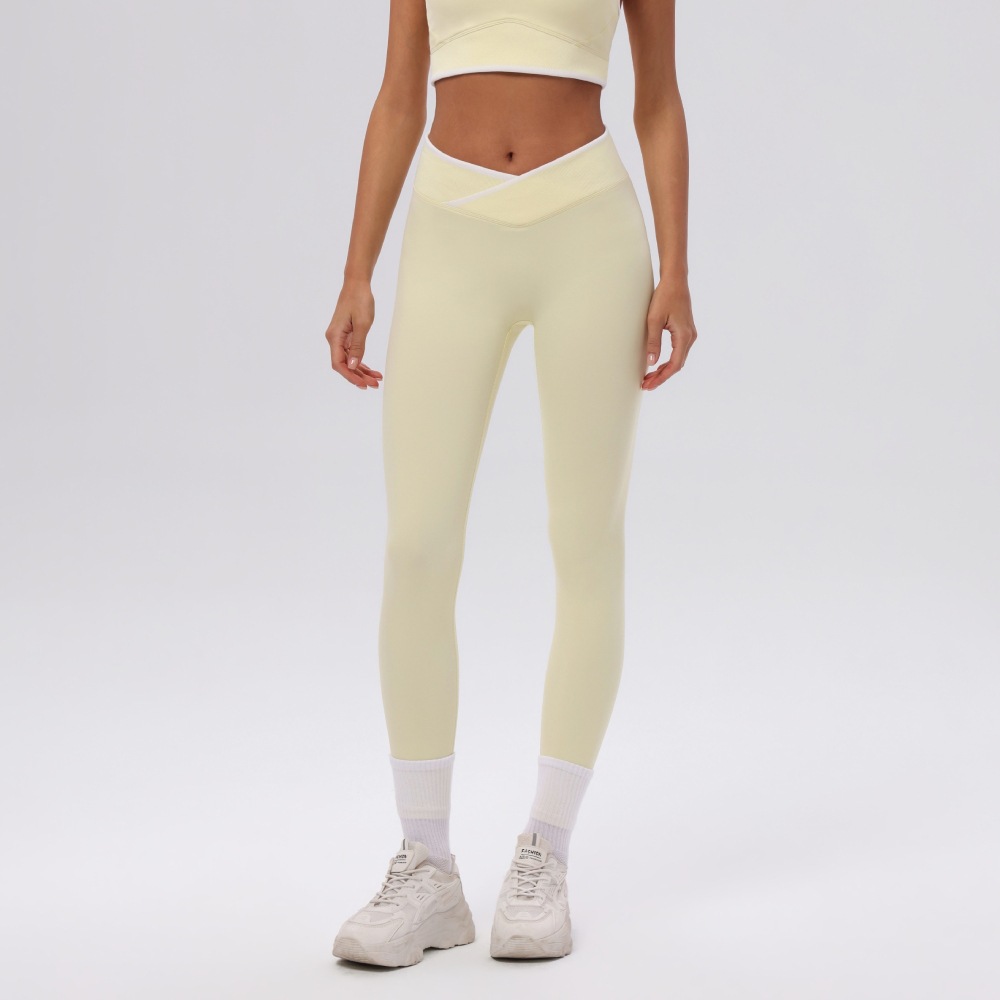 Pantalones de gimnasio de cintura alta, desnudos y ajustados no pueden permitirse el lujo de usar fuera de la pelota, sin líneas embarazosas, ropa de yoga para correr, entrega de 48 horas