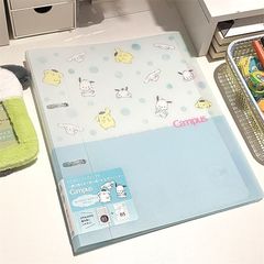 国誉三丽鸥联名卡通活页本可拆卸文件夹高颜值学生笔记本