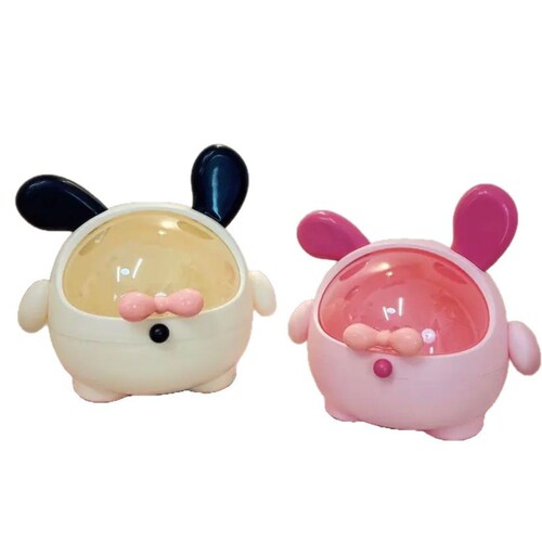 Creative Doudou Dog Hair Accessory Box, Large-Capacity Desktop Organizer for Kids' Girls' Hair Ties, Headbands, and Jewelry