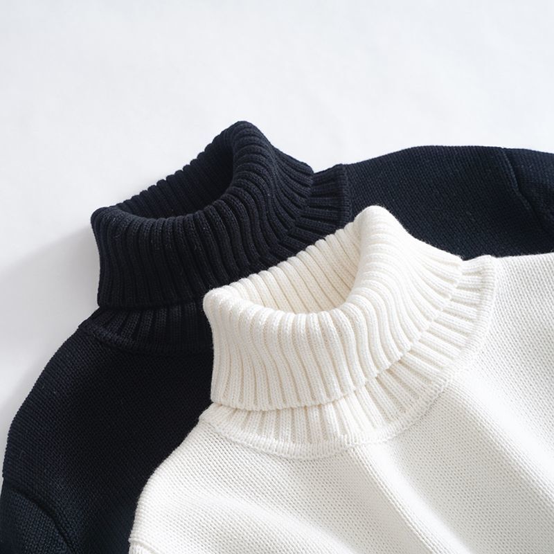 European Single Good Product Cotton Thickeneded Turtleneck Knitwear Women's 2025 Autumn and Winter Knitwear Bottoming Shirt Loose