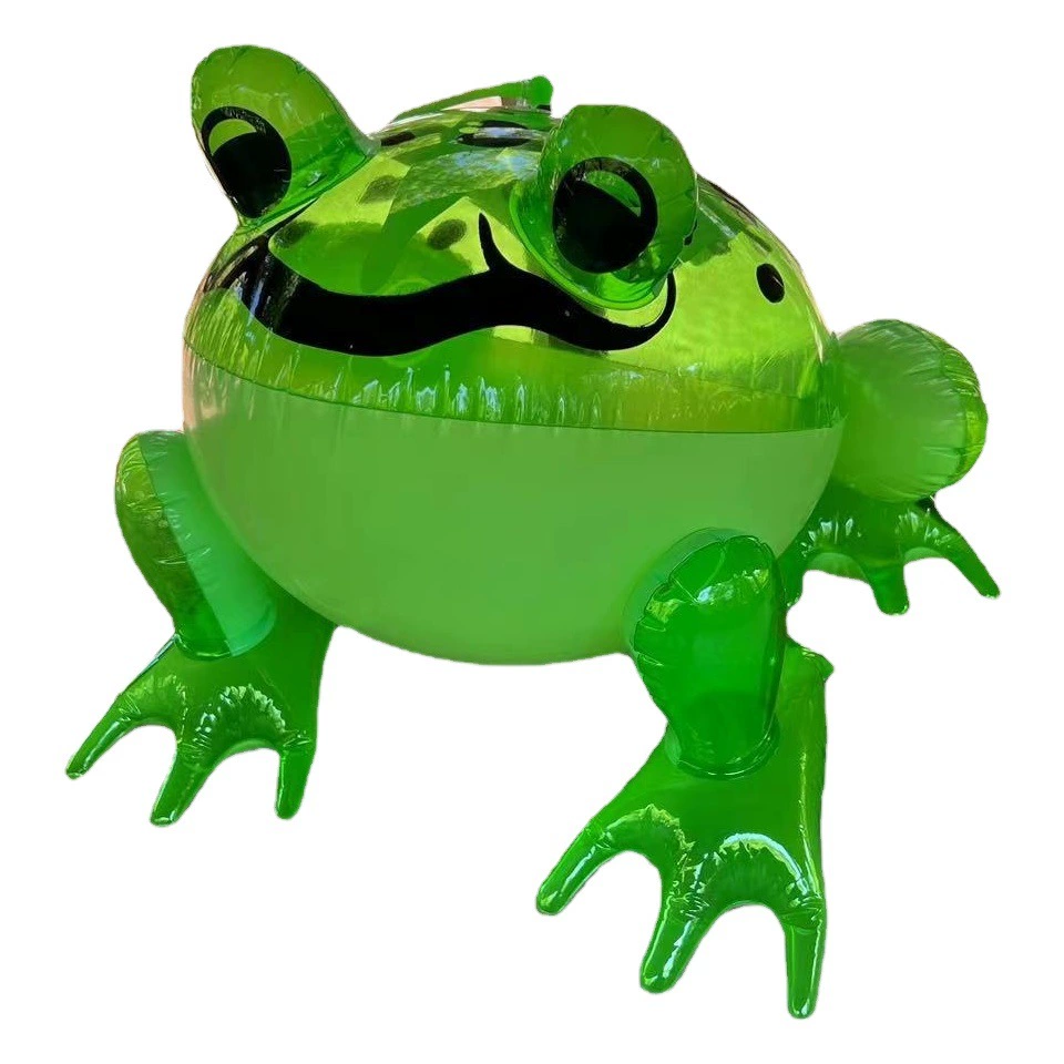 Производители в наличии Надувные игрушки лягушка эластичная сетка Red Frog детеныш детская жаба воздушный шар светящийся ларек оптом